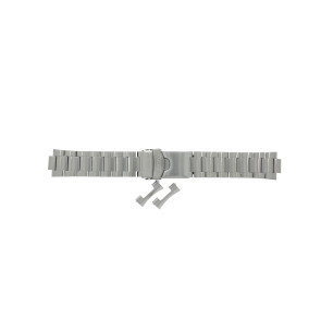 Seiko correa de reloj 7S36-03C0-SNZF17K1 Metal Plateado 22mm