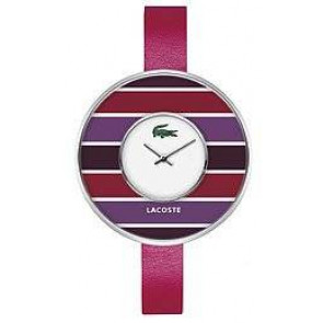 Lacoste correa de reloj 2000577 / LC-37-3-29-2208 Cuero Osa 10mm