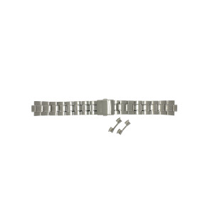 Horlogeband Seiko 7N43-0AS0 / SGG727P1 / 34Q2MG Titanium Antracietgrijs 20mm