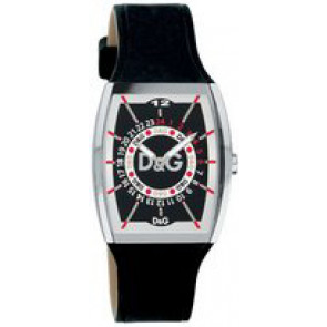 Correa de reloj Dolce & Gabbana 3719240323 Cuero Negro 24mm