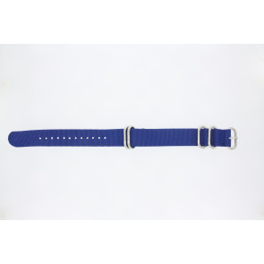 Correa de reloj Universal 409.05.20 Textil Azul 20mm