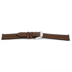 Correa de reloj Universal F413 Cuero Marrón 18mm