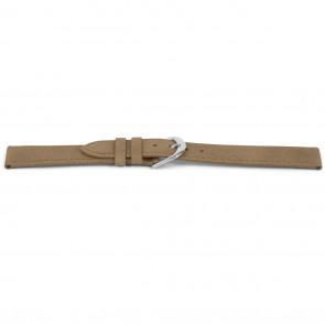 Correa de reloj Universal E452 Cuero Beige 16mm