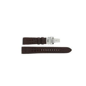 Correa de reloj Seiko 7D56-0AA0/SNP023P1 (4A071JL) Cuero Marrón