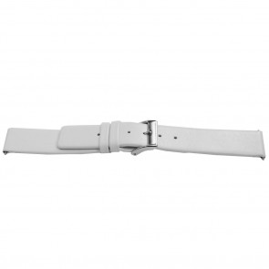 Correa de reloj Universal H510 Cuero Blanco 22mm