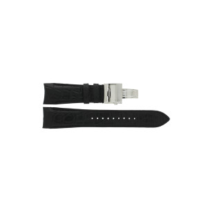 Correa de reloj Seiko 5R66-0AR0 / SNR021J1 Cuero Negro 24mm