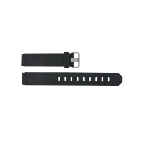 Jacob Jensen correa de reloj 732 / 742 / 640 / 641 / 660 / 662 / 680 / 681 Caucho Negro 17mm