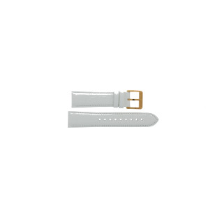 Correa de reloj Hugo Boss 659302329 / 2329 / HB-139-3-34-2365S Cuero Blanco 20mm
