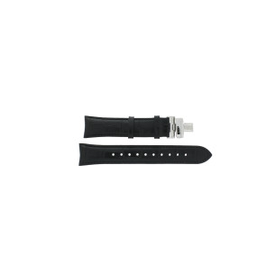 Correa de reloj Hugo Boss HB-273-1-14-2825 / HB1513266 / HB659302661 Piel de cocodrilo Negro 21mm