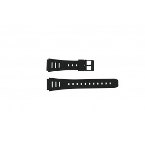 Casio correa de reloj 71603087 Plástico Negro 19mm 