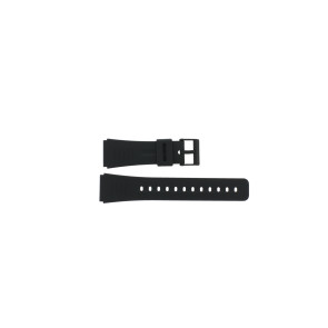 Casio correa de reloj 71603998 Plástico Negro 22mm 
