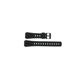 Casio correa de reloj 71604816 Plástico Negro 18mm