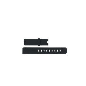 Correa de reloj Jacob Jensen 773 Caucho Negro 19mm
