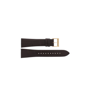 Correa de reloj Seiko SKP398P1 / 7N39-0CA0 / L0G0012P0 Cuero Marrón 24mm