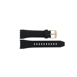 Correa de reloj Seiko SNAE14J1 / 7T62-0KM0 Plástico Negro 26mm
