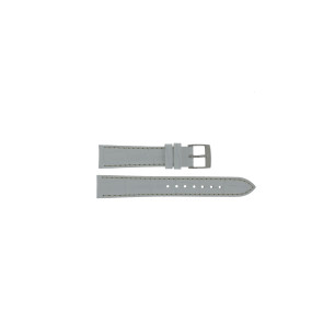 Horlogeband Seiko SNDY42P2 / 7T92-0MJ0 Leder Wit 16mm