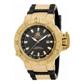 Correa de reloj Invicta 80423 (80423.01) Caucho Negro