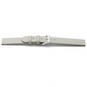 Correa de reloj Universal E819 Cuero Gris 16mm