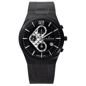 Correa de reloj Skagen 906XLTTM Milanesa Negro