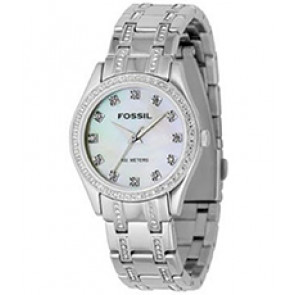 Correa de reloj Fossil AM3977 Acero inoxidable Acero 16mm