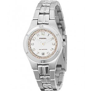Correa de reloj Fossil AM3982 Acero inoxidable Acero 8mm