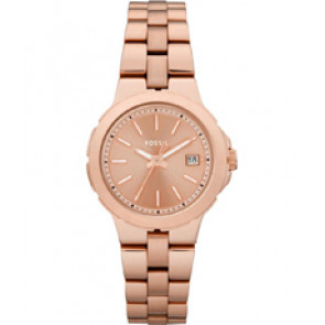 Correa de reloj Fossil AM4402 Acero inoxidable Rosado