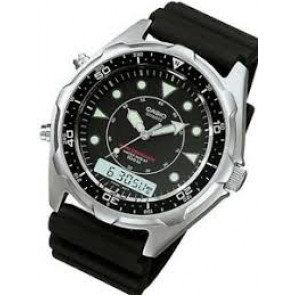 Casio correa de reloj 70368314 Plástico Negro 22mm