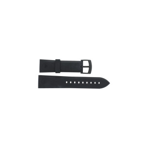 Armani correa de reloj AR-0549 Goma Negro 23mm 