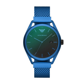 Correa de reloj Armani AR11328 Aluminio Azul 20mm
