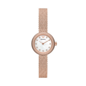 Correa de reloj Armani AR11416 Milanesa Rosado 10mm
