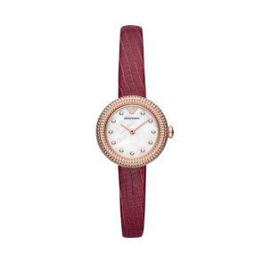 Correa de reloj Armani AR11417 Cuero Rojo 10mm
