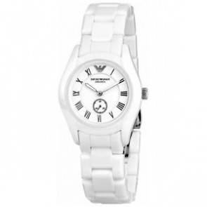 Correa de reloj Armani AR1405 Cerámica Blanco 18mm