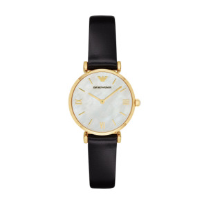 Correa de reloj Armani AR1910 Cuero Negro 14mm