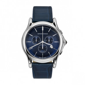 Correa de reloj Armani ARS4010 Cuero Azul 22mm