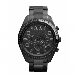 Correa de reloj AX1255 Acero Negro 22mm