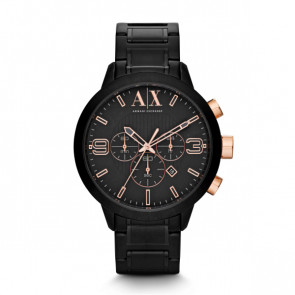 Correa de reloj Armani AX1350 Acero Negro 22mm
