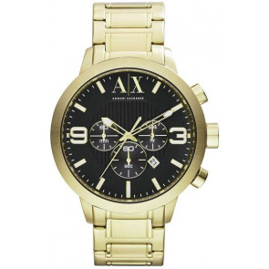 Correa de reloj Armani Exchange AX1357 Acero Chapado en oro 22mm