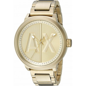 Correa de reloj Armani Exchange AX1363 Acero Chapado en oro 20mm