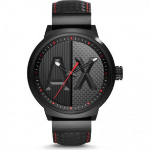 Correa de reloj Armani Exchange AX1372 Carbono Negro 20mm