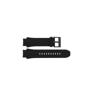 Correa de reloj Armani Exchange AX1401 Caucho Negro 19mm