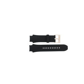 Correa de reloj Armani Exchange AX1406 Caucho Negro 19mm