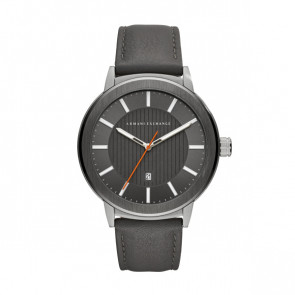 Correa de reloj Armani Exchange AX1462 Cuero Gris 22mm
