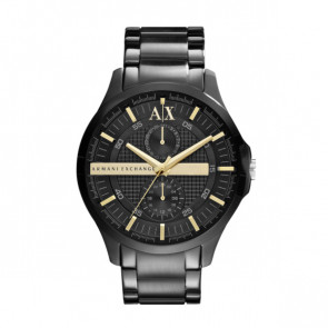 Correa de reloj Armani AX2121 Acero Negro 22mm