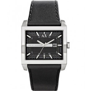 Correa de reloj Armani Exchange AX2203 Cuero Negro 32mm