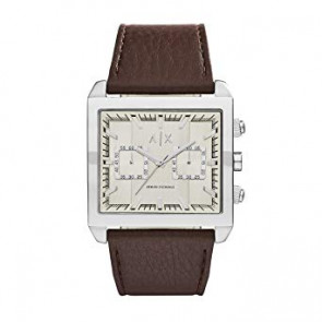 Correa de reloj Armani Exchange AX2224 Cuero Marrón 32mm