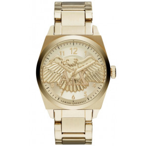 Correa de reloj Armani Exchange AX2309 Acero Chapado en oro 22mm