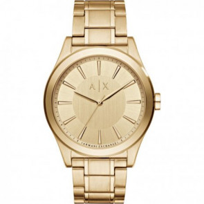 Correa de reloj Armani Exchange AX2321 Acero Chapado en oro 22mm