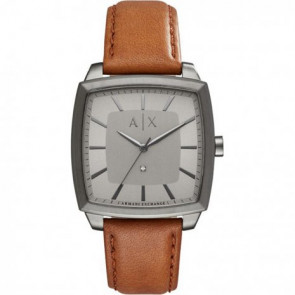 Correa de reloj Armani Exchange AX2363 Cuero Cognac 22mm
