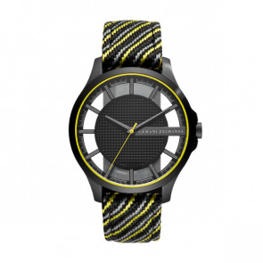 Correa de reloj Armani Exchange AX2402 Cuero/Textil Multicolor 22mm