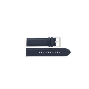 Correa de reloj AX2406 Cuero Azul 22mm